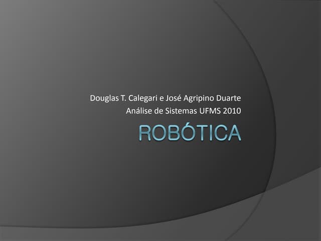 Robótica seminário-ppt
