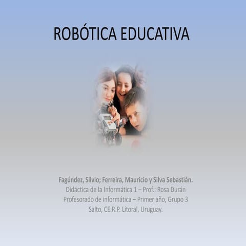 USO DE LA ROBÓTICA EDUCATIVA COMO HERRAMIENTA EN LOS PROCESOS DE ...