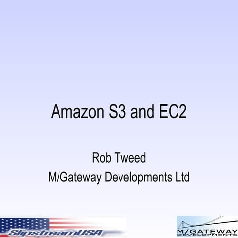 Amazon S3 and EC2 | PPT