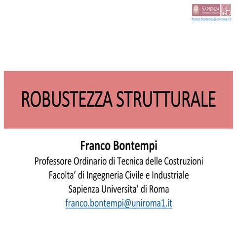 Robustezza Strutturale