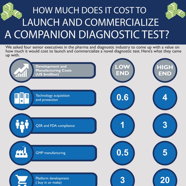 How much does it cost to launch and commercialize a companion