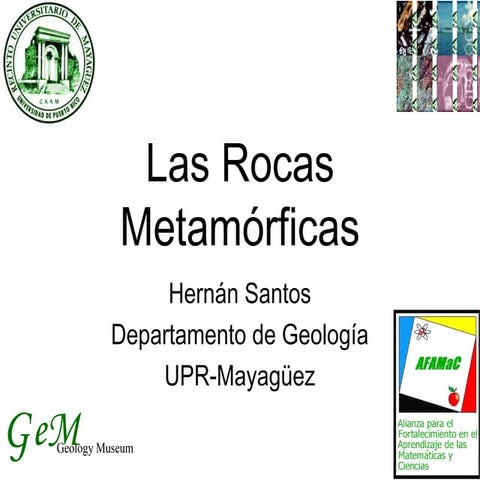 Rocas metamorficas