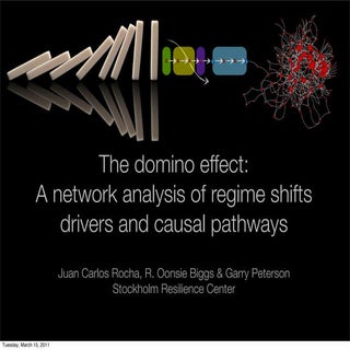 The domino effect: A network analys...