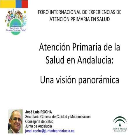 Atencion Primaria en Salud en Andalucia