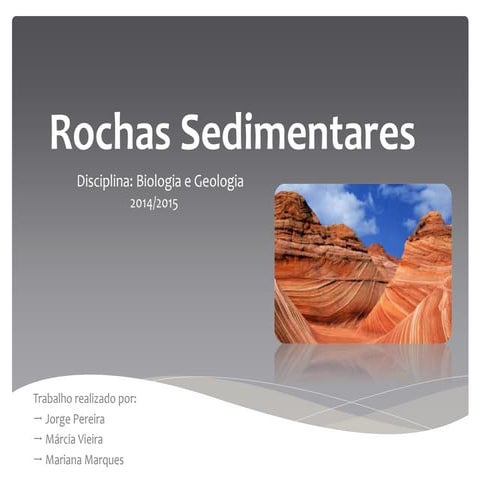 Rochas Sedimentares