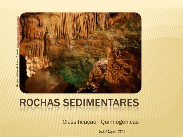 Rochas sedimentares  classificação ...