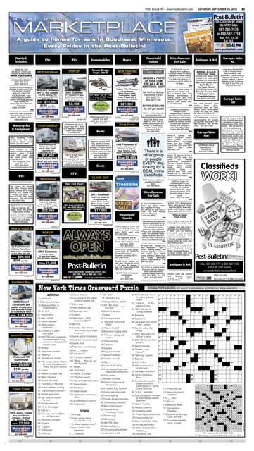 Public notices for Sept. 29, 2012