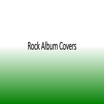 Rock album covers