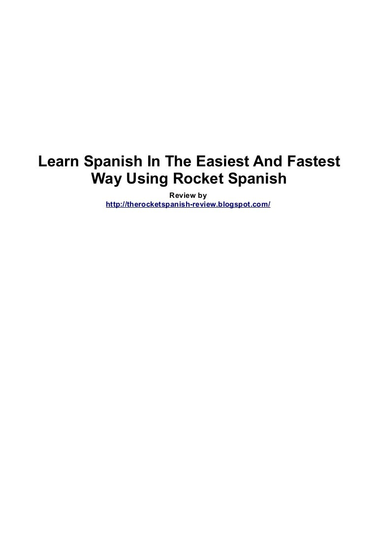 Rocket spanish rocket spanish review