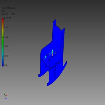 Rocking chair assembly fea brian j, eric t