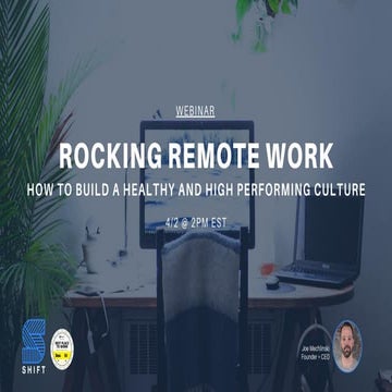Rocking Remote Work