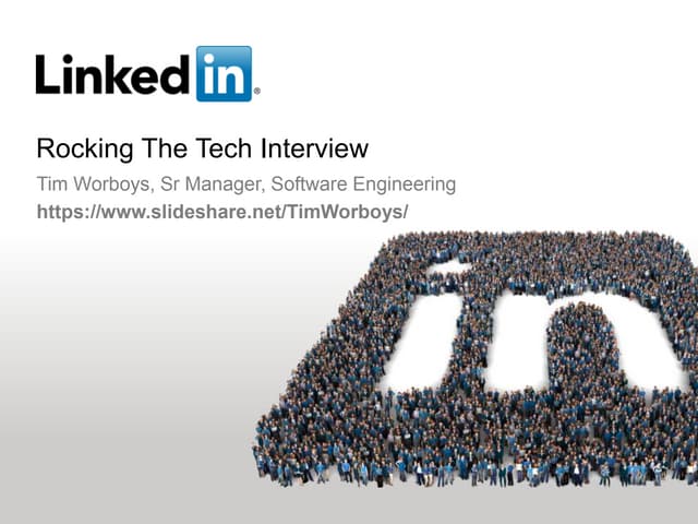 Rocking The Tech Interview