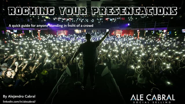 Rocking your presentations - A quick guide on how to get on stage!