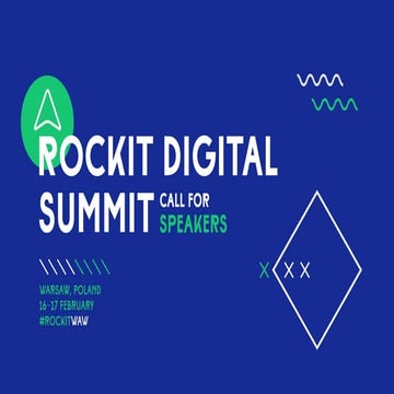 Want to become a speaker at ROCKIT? 