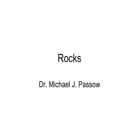 Rocks