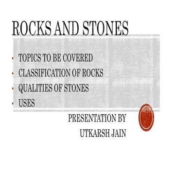 Rocks and stones