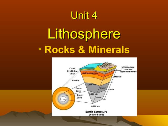 Minerals and Rocks | PPTX