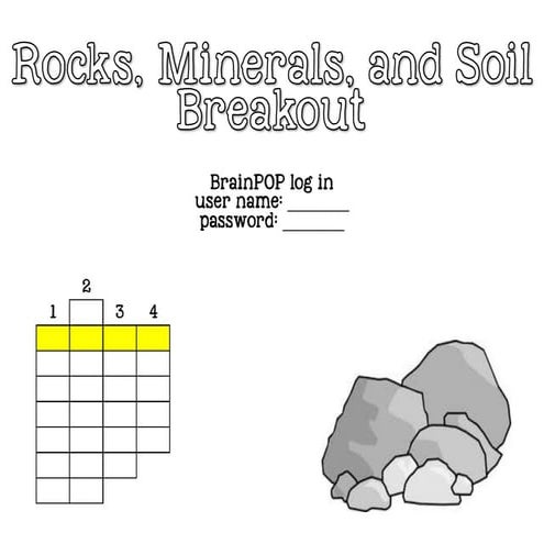 Rocks, Minerals, and Soil Breakout Notes Page