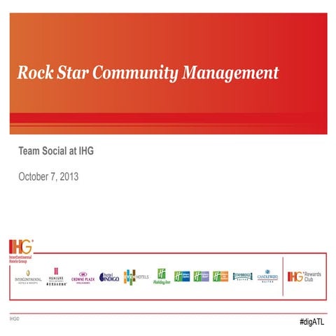 Rock Star Community Management By Nick Ayres