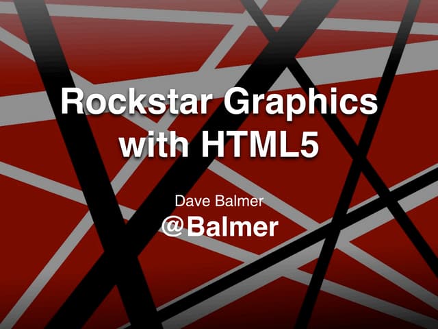 Rockstar Graphics with HTML5 @Media UK