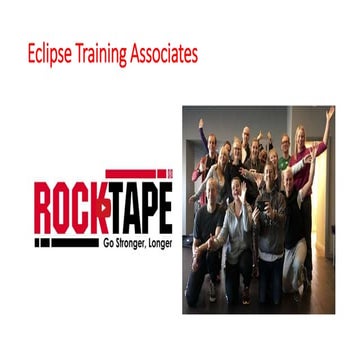 Rock tape day with Eclipse Training Associates