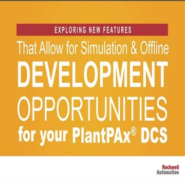 Exploring New Features that Allow for Simulation and Offline Development Oppo...