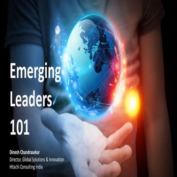 Emerging Leader 101 by Dinesh Chandrasekar