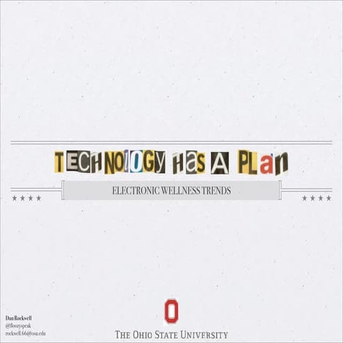 Electronic Wellness Trends talk