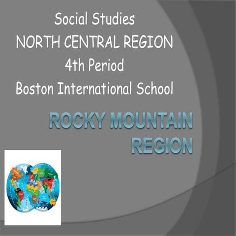 Rocky mountain region