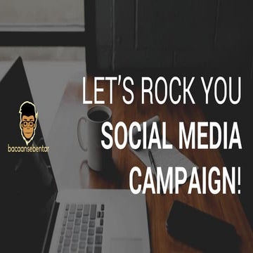 Rock your social media campaign! jan 18
