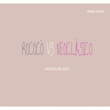 Historia del arte, pintura y escultura del periodo del rococo y ...