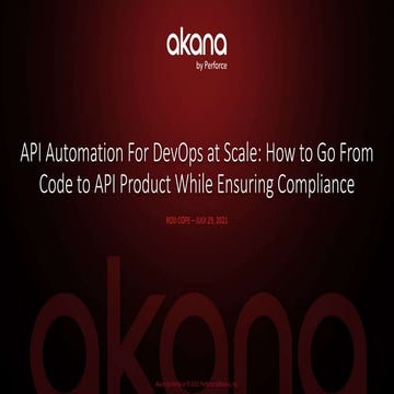 apidays LIVE New York 2021 - API Automation For DevOps at Scale by Rod Cope, ...