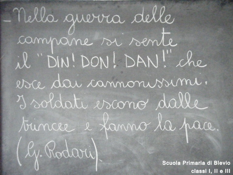 Poesia Sulla Guerra In Rima La Guerra di Rodari