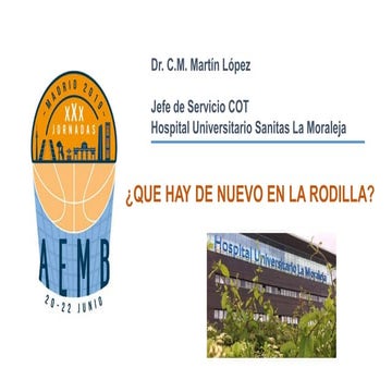 ¿Que hay de nuevo en la rodilla?