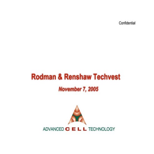 Creative Medical Technology Corporate Presentation 3.8 | PDF
