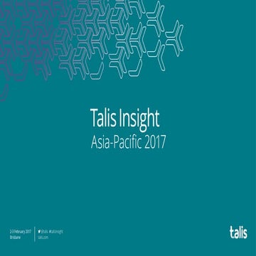 Talis Insight Asia-Pacific 2017: Rodney Tamblyn, Talis