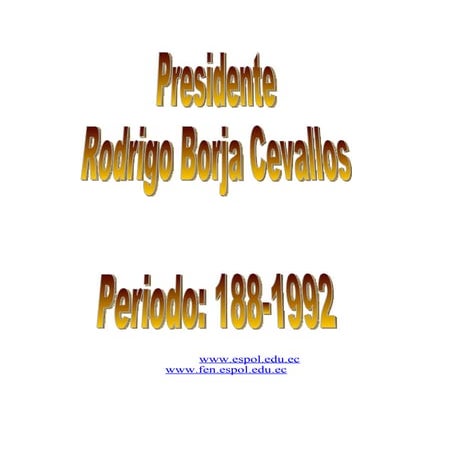 Rodrigo Borja Cevallos