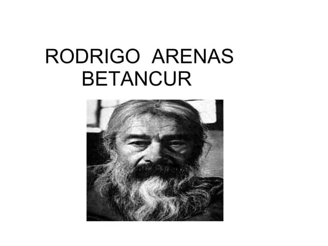 Rodrigo  arenas betancur
