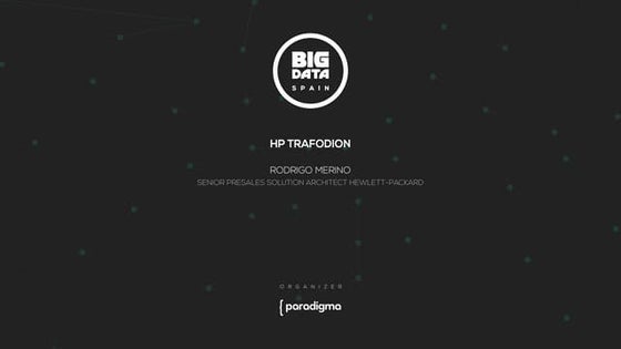  How to use Hadoop for operational and transactional purposes by RODRIGO MERI...