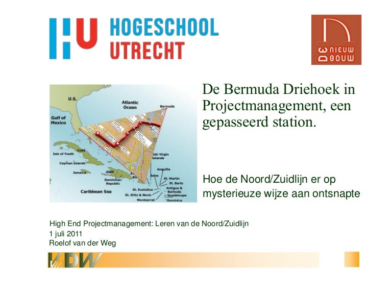 Roelof van der weg; de bermuda driehoek in projectmanagement