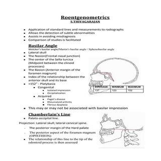 Roentgenometrics