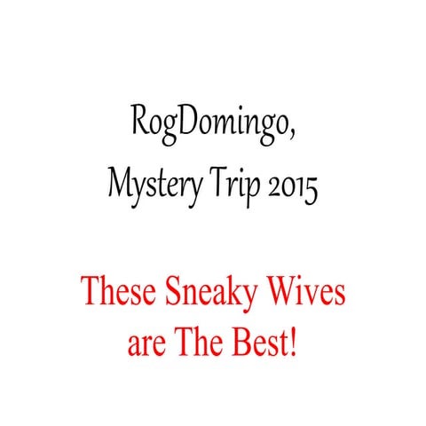 Rog domingo, mystery trip 2015