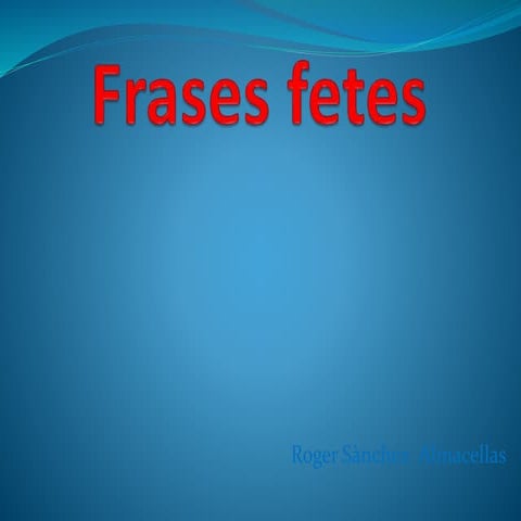 Creacions fotogràfiques a partir de frases fetes