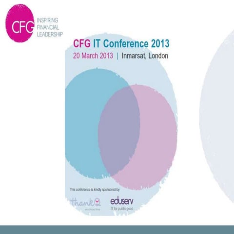 1A - The Cloud: Was it manna from heaven or just a tin of rice pudding? Roger...