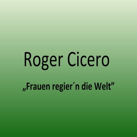 Roger cicero