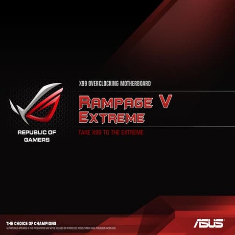 Rog rampage v extreme | PDF