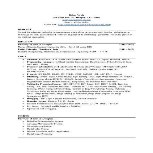 Rohan resume