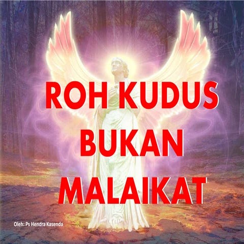 Roh kudus Bukan Jibril