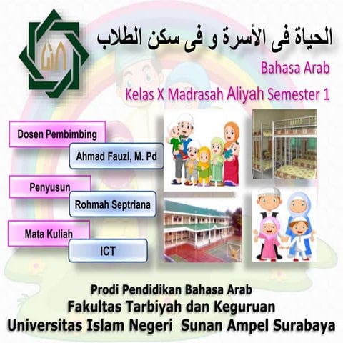 Materi Pembelajaran Bahasa Arab Kelas X | PPTX