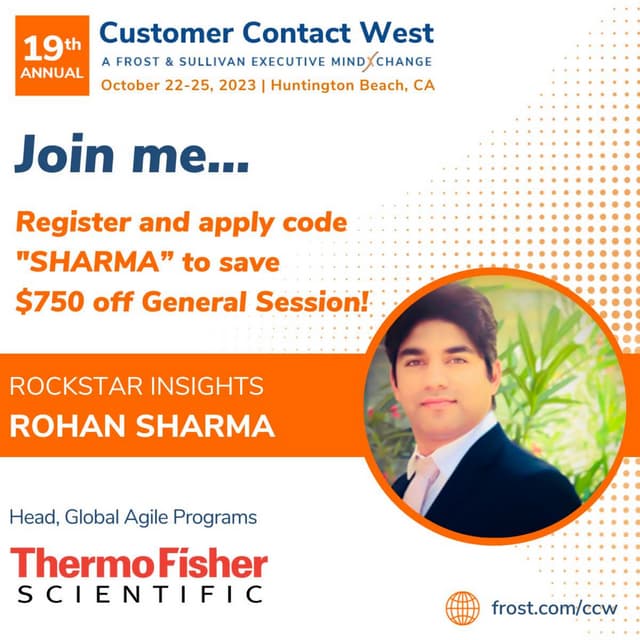Rohan Sharma, Head, Agile Transformation & Change Management Practice ...